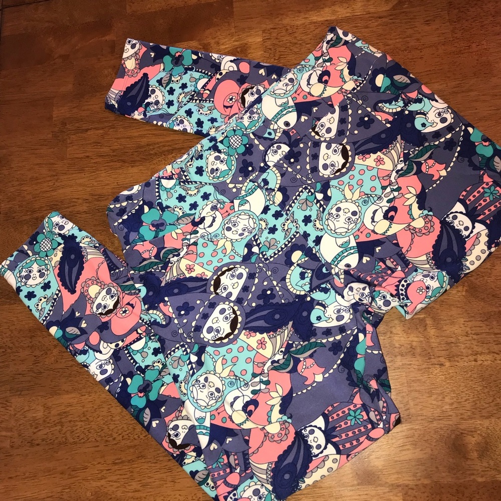 Lularoe TC Russian Dolls Print Leggings
